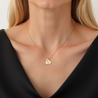 Carve Amore QR Code Heart Necklace – Forever Love Story