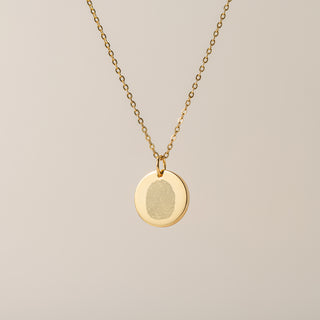 Forever Fingerprint Pendant Necklace