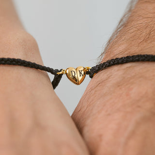Eternity Weave Minimal Heart Bracelet